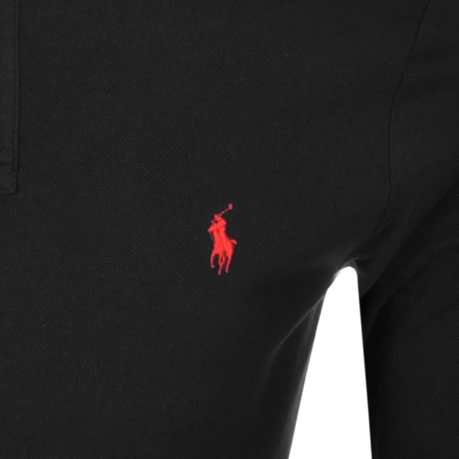Ralph Lauren Long Sleeve Polo T Shirt Black